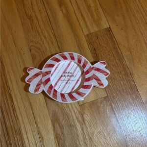 Red and White Candy-Shaped picture frame